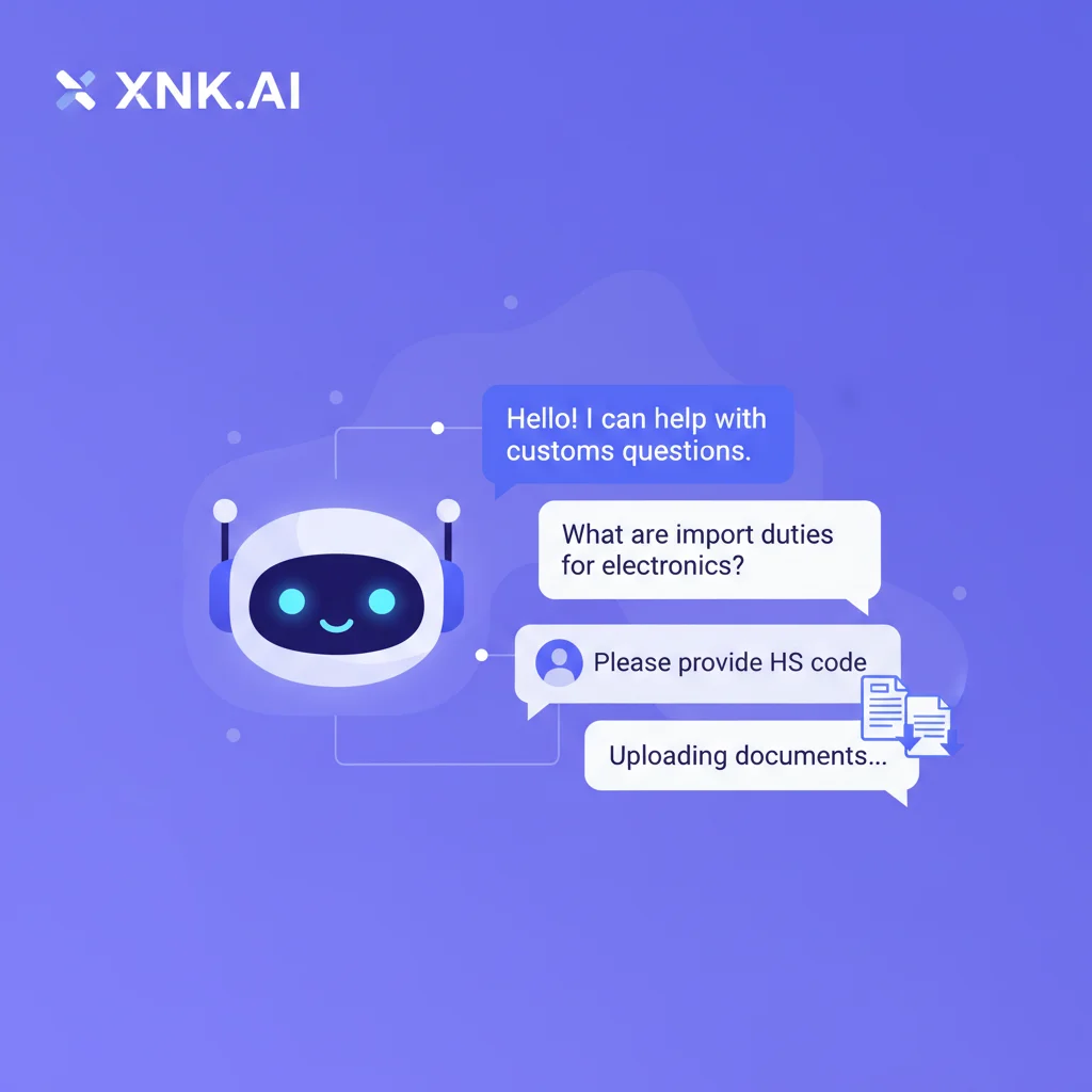 Cách sử dụng trợ lý AI Linh để giải đáp thắc mắc hải quan