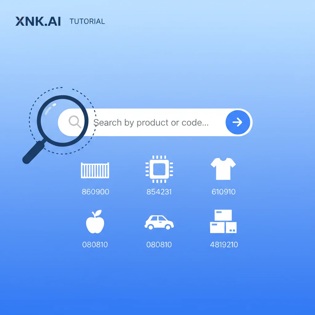 Hướng dẫn sử dụng XNK.AI để tra cứu mã HS code