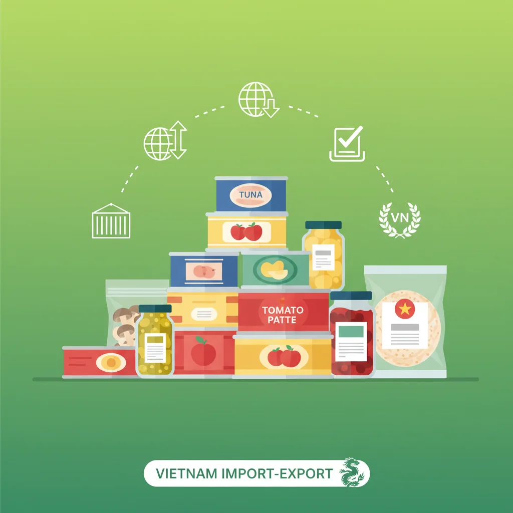 Mã HS code thực phẩm đóng hộp - Quy định và cách áp mã