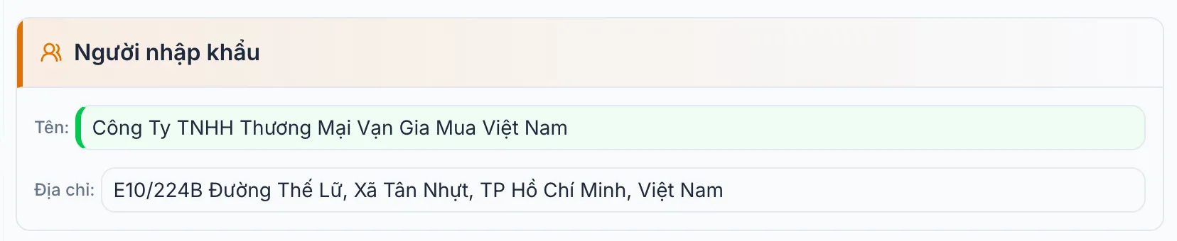 Trường màu xanh đã được người dùng chỉnh sửa